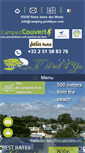 Mobile Screenshot of en.camping-pontdyeu.com